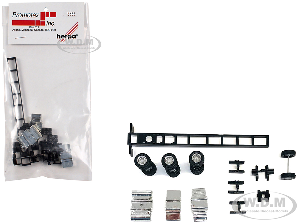 Truck Builders Kit for 36ft Chassis 1/87 (HO) Plastic Model by Promotex