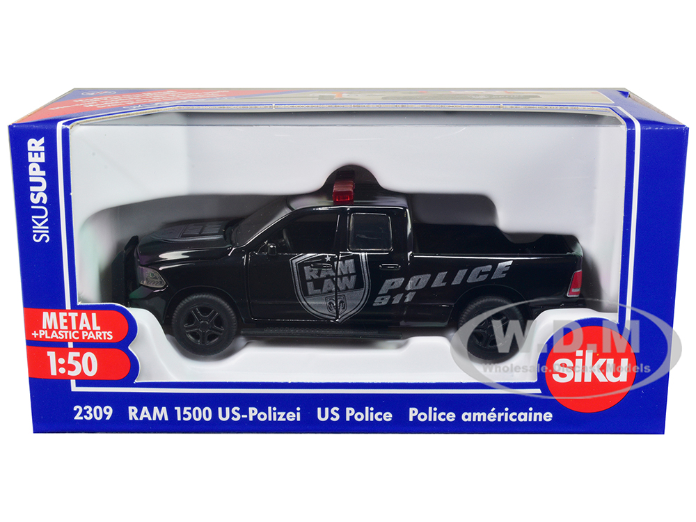 RAM 1500 Pickup Truck Police Black 