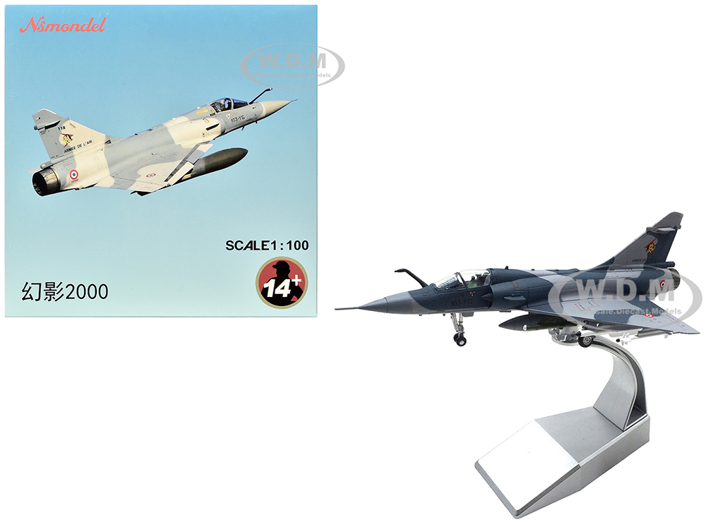 Dassault Mirage 2000C Fighter Aircraft EC 1/12 Cambresis SPA 162 Tigre NATO Tiger Meet Belgium (2009) Armee de lAir (French Air Force)  1/100 Diecast Model Airplane