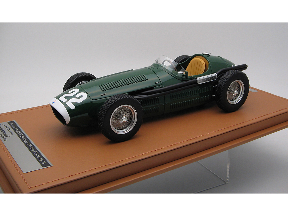 Maserati 250 F #22 Stirling Moss 3rd Place Formula One F1 Belgium GP (1954) Mythos Series Limited Edition to 80 pieces Worldwide 1/18 Model Car by Tecnomodel