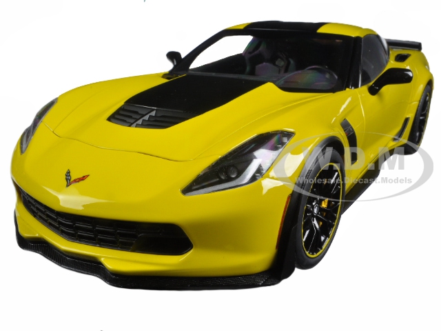 2016 Chevrolet Corvette C7 Z06 C7r Edition Racing Yellow 1/18 Model Car By Autoart