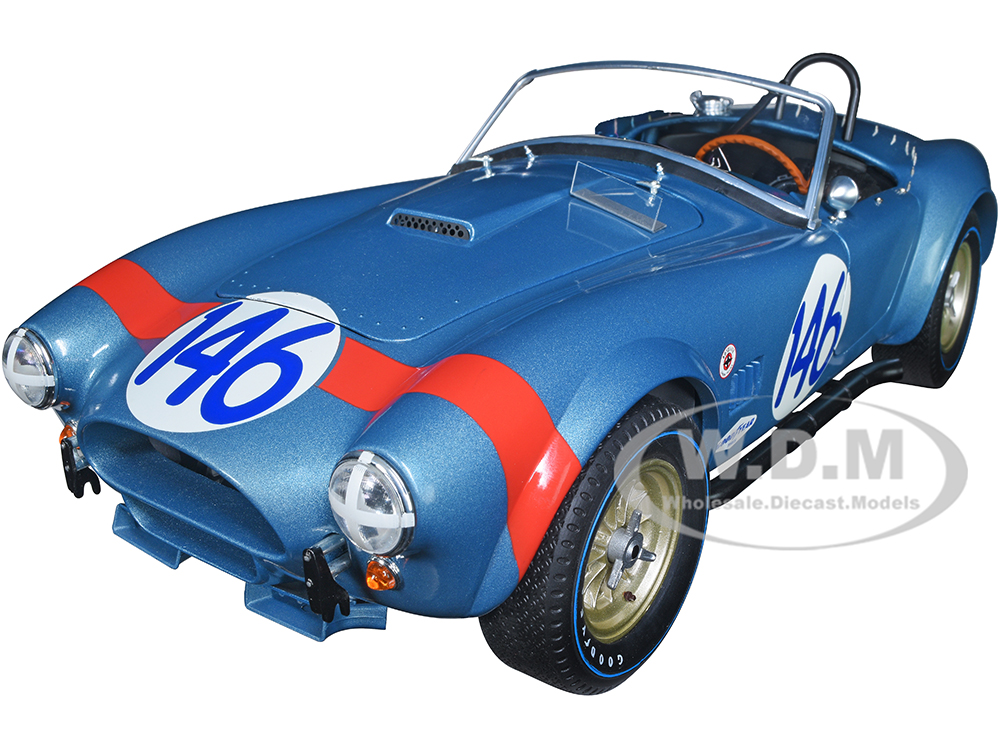 1964 Shelby Cobra #146 Dan Gurney / Jerry Grant 1964 Targa Florio Class Champion Limited to 300pc 1/12 Diecast Model Car by GMP