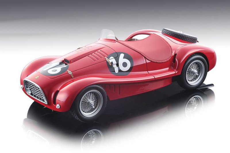 Ferrari 225 S Spyder Vignale 16 Roberto Mieres 1953 Gp Supercortemaggiore Mythos Series Limited Edition To 60 Pieces Worldwide 1/18 Model Car By Tecn