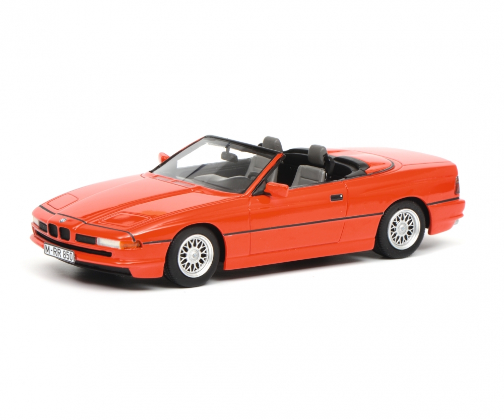 Bmw 850i Cabriolet Red Limited Edition To 500 Pieces Worldwide 1/18 Model Car By Schuco