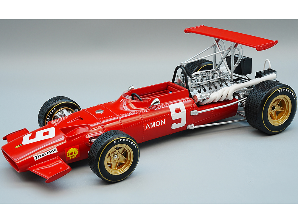 Ferrari 312 #9 Chris Amon Formula One F1 South African GP (1969) Mythos Series Limited Edition to 105 pieces Worldwide 1/18 Model Car by Tecnomodel