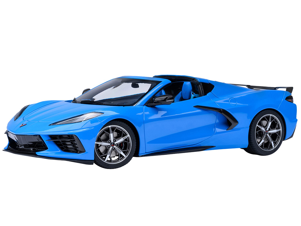 2020 Chevrolet Corvette C8 Stingray Rapid Blue 1/18 Model Car by Autoart