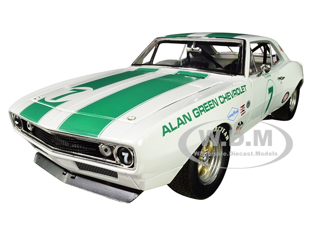 1967 Chevrolet Camaro Z/28 Alan Green Chevrolet #7 Gary Gove Mark Donohue Skip Scott Max Dudley Limited Edition to 402 pieces Worldwide 1/18 Diecast Model Car by GMP