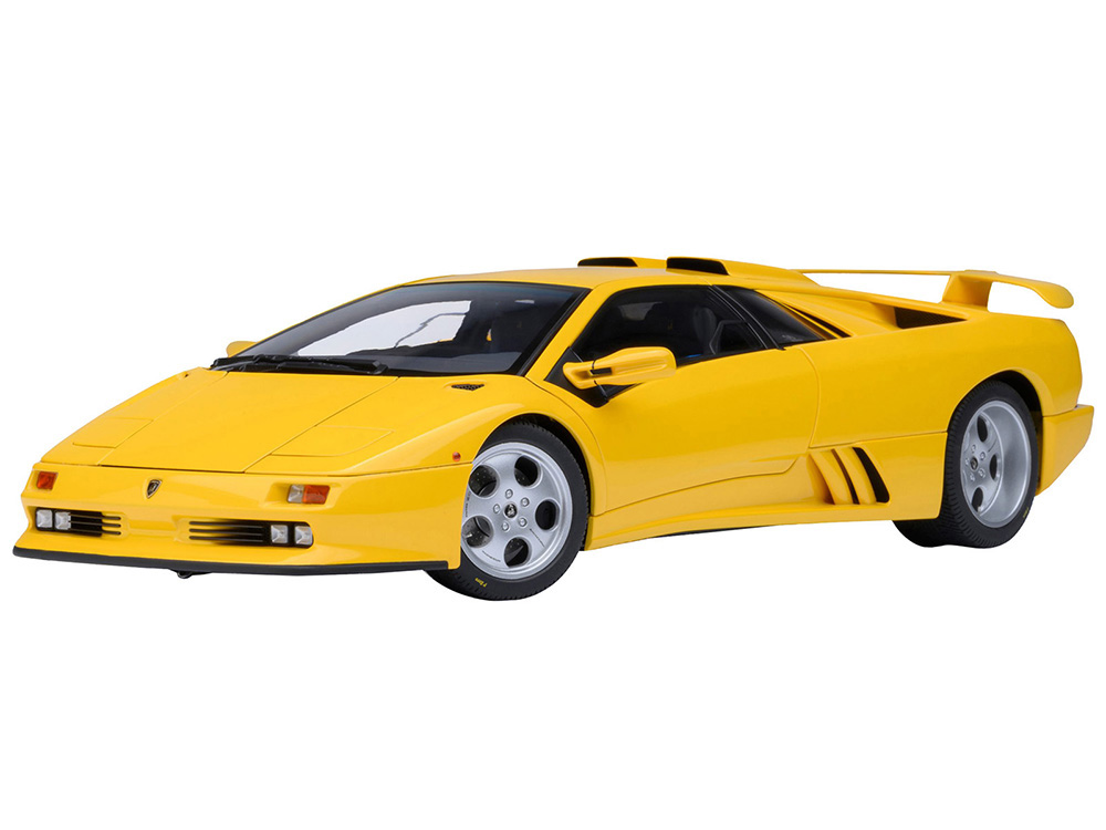 Lamborghini Diablo SE30 Jota Superfly Yellow 1/18 Model Car by Autoart