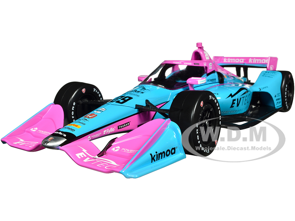 Dallara IndyCar #29 Devlin DeFrancesco EVTEC Performance Group Andretti Steinbrenner Autosport (Road Course Configuration) NTT IndyCar Series (2023) 1/18 Diecast Model Car by Greenlight