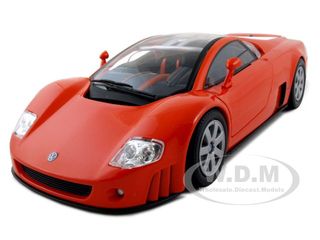 Volkswagen Nardo W12 Show Car Orange 1/18 Diecast Model Car By Motormax