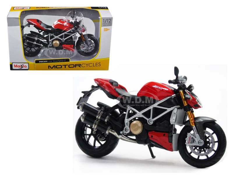 Ducati Mod Streetfighter S 1/12 Motorcycle Model By Maisto
