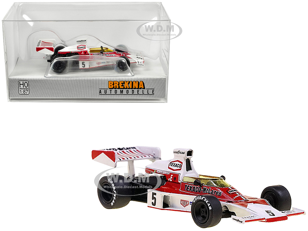 McLaren M23 #5 Emerson Fittipaldi Formula One F1 World Championship (1974) 1/87 (HO) Scale Model Car by Brekina