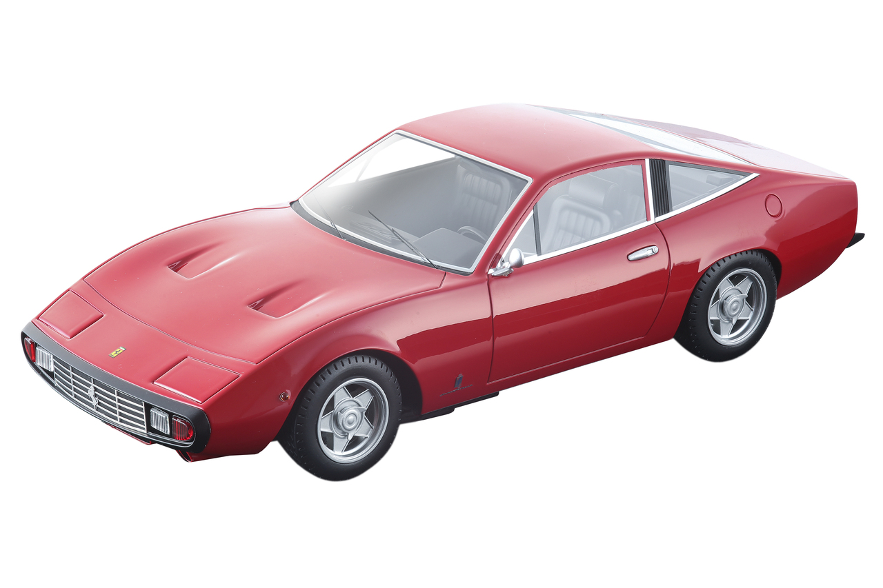 1971 Ferrari 365 Gtc/4 Rosso Corsa/ Red With Black Interior Mythos Series Limited Edition To 150 Pieces Worldwide 1/18 Model Car By Tecnomodel