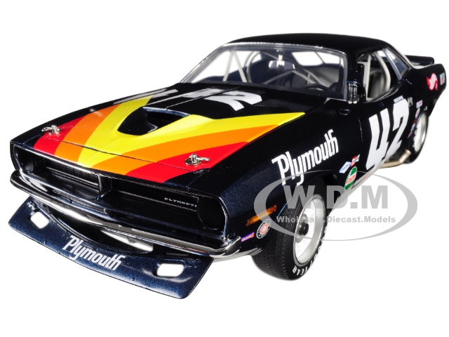 1970 Plymouth Barracuda Trans Am 42 "swede Savage" Limited Edition To 696 Pieces Worldwide 1/18 Diecast Model Car By Acme