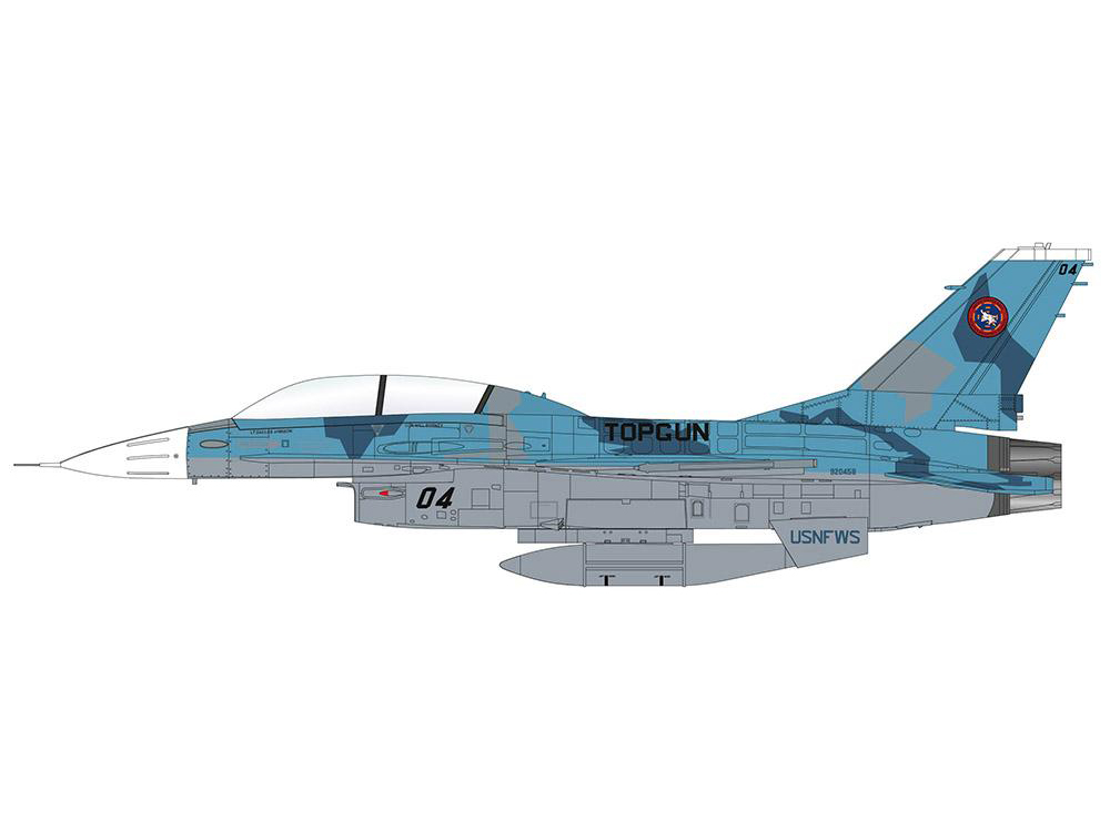 Lockheed F-16B "Top Gun" 04 Centennial of Naval Aviation 2011 1/72 Diecast Model by Hobby Master