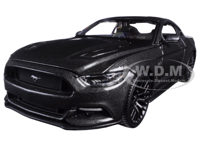 2015 Ford Mustang Gt 5.0 Grey 1/24 Diecast Model Car By Maisto