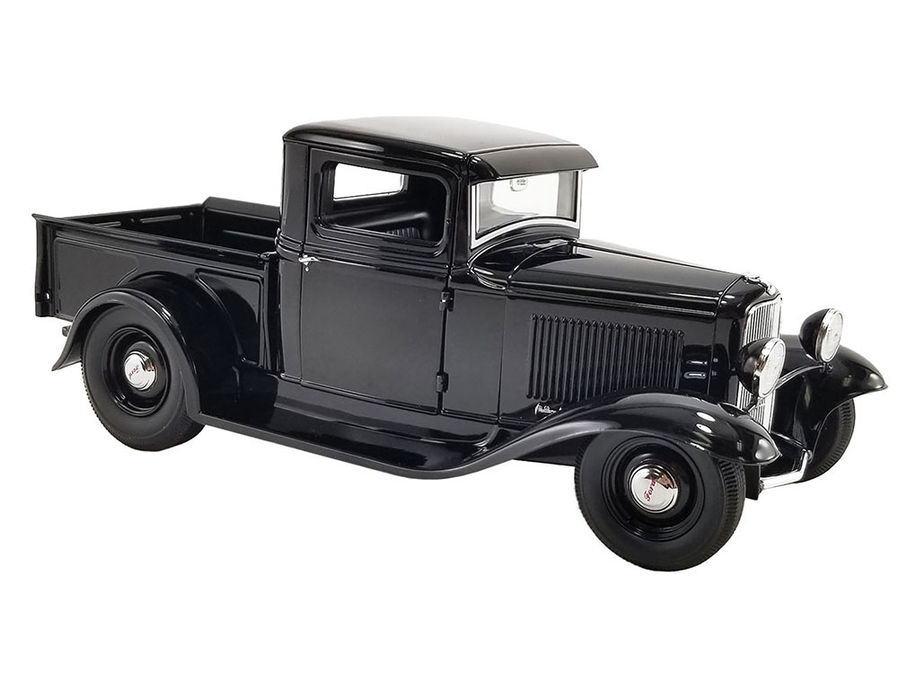 1932 Ford Pickup Truck Black Beauty Black Limited Edition To 468 Pieces Worldwide 1/18 Diecast Model Car By ACME