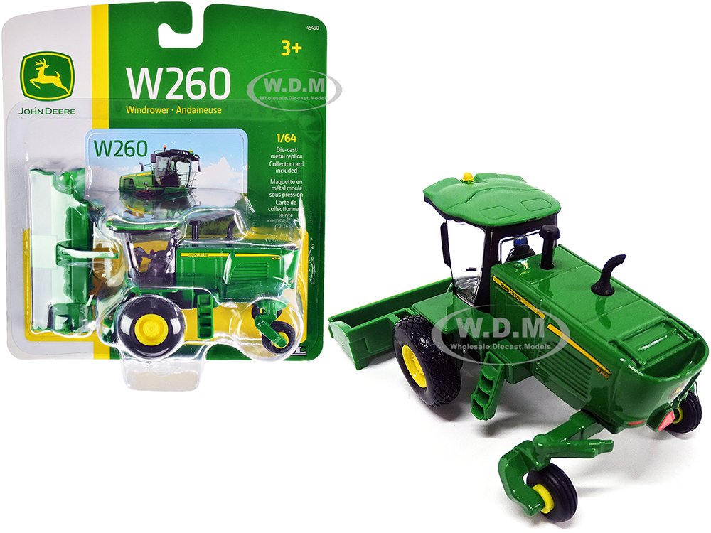 John Deere W260 Windrower 1/64 Diecast Model by ERTL TOMY