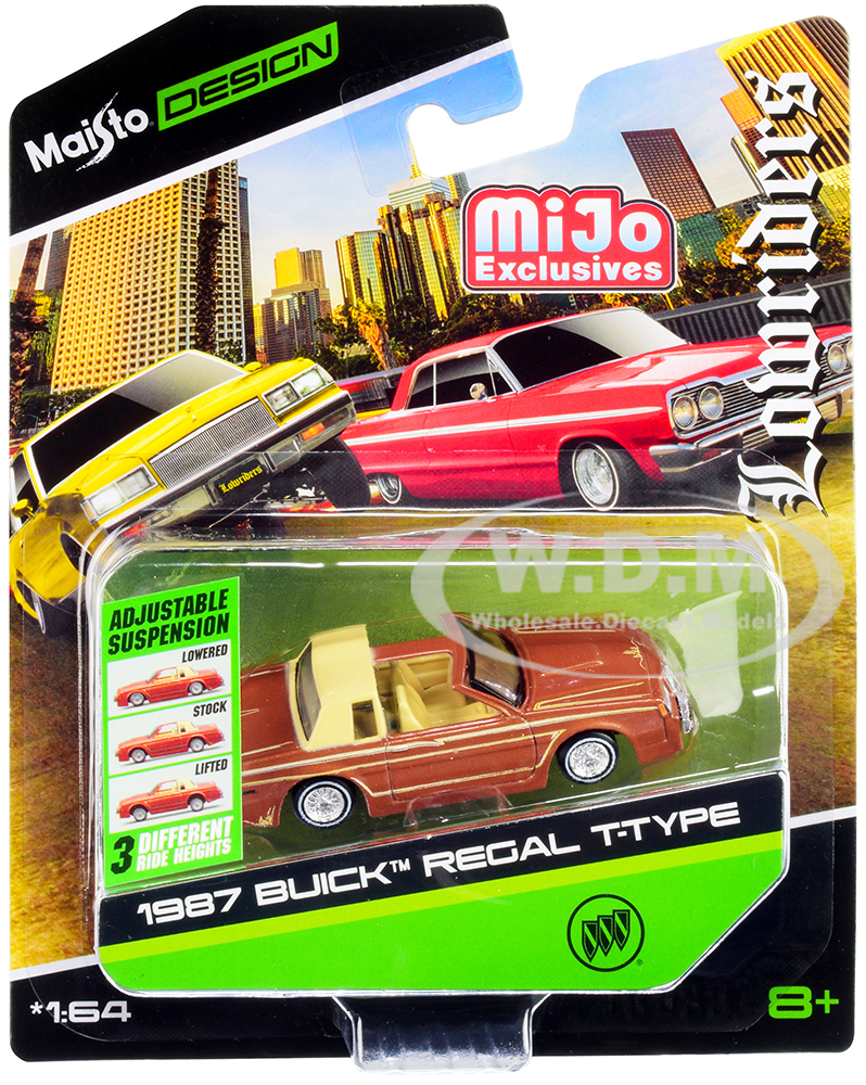 UPC 090159070504 product image for 1987 Buick Regal T-Type Lowrider Copper Metallic with Rear Section of Roof Tan a | upcitemdb.com