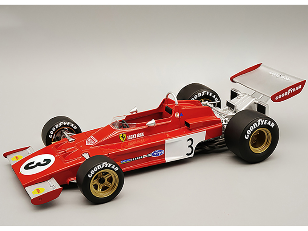 Ferrari 312 B3-73 #3 Jacky Ickx Formula One F1 Monaco GP (1973) Limited Edition to 180 pieces Worldwide Mythos Series 1/18 Model Car by Tecnomodel