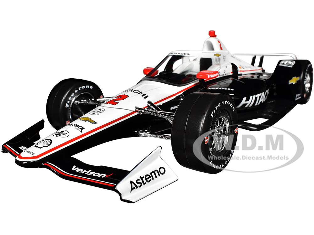 Dallara IndyCar #2 Josef Newgarden Hitachi Team Penske NTT IndyCar Series (2023) 1/18 Diecast Model Car by Greenlight