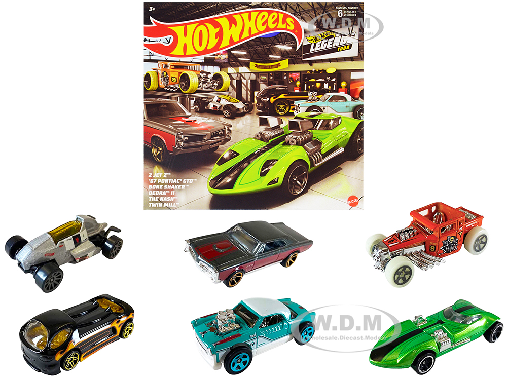 Hot Wheels Legends 6 piece Set Diecast Model Cars by Hot Wheels