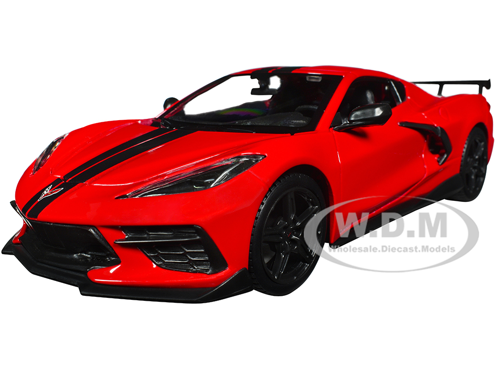 UPC 090159315346 product image for 2020 Chevrolet Corvette Stingray Coupe Red with Black Stripes 