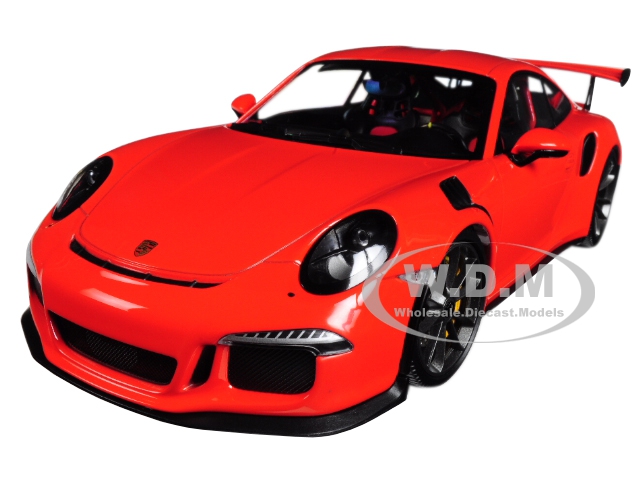 2015 Porsche 911 Gt3 Rs Lava Orange Limited Edition To 2004 Pieces Worldwide 1/18 Diecast Model Car By Minichamps