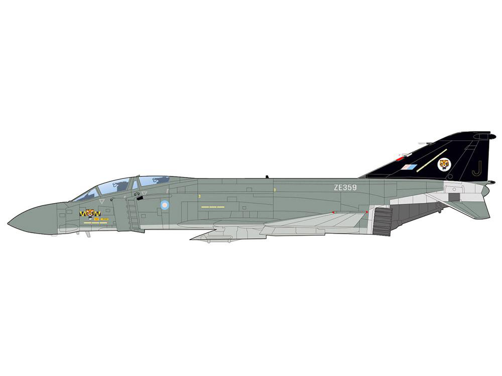 F-4J (UK) ZE359 74 Sqn. RAF Wattishham 1/72 Diecast Model by Hobby Master