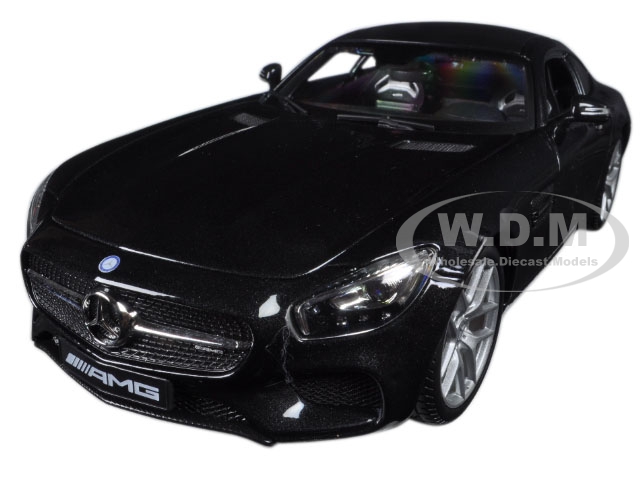 Mercedes Amg Gt Metallic Black 1/18 Diecast Model Car By Maisto