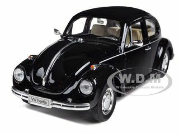 Volkswagen Beetle Black 1/24-1/27 Diecast Model Car by Welly