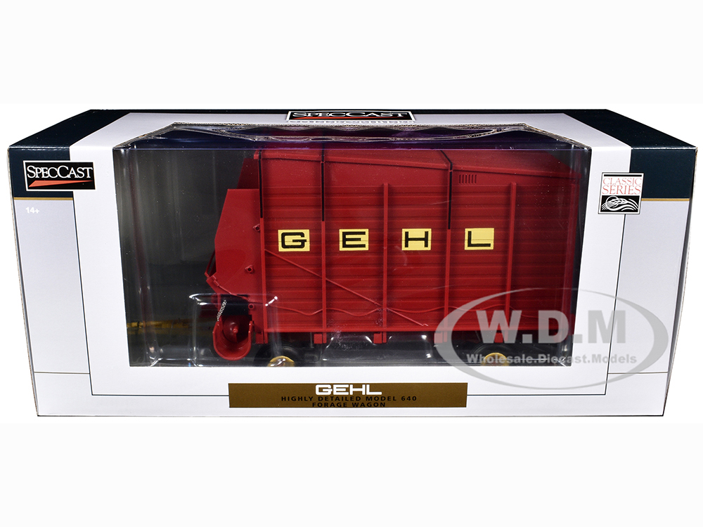 Gehl 640 Forage Wagon Red Classic Series 1/16 Diecast Model by SpecCast