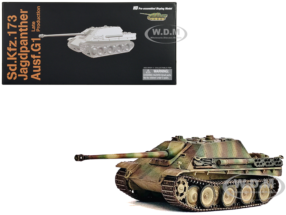 Germany Sd.Kfz.173 Jagdpanther Ausf.G1 Late Production Tank sPz.Jg.Abt.560 Ardennes (1944) NEO Dragon Armor Series 1/72 Plastic Model by Dragon Models