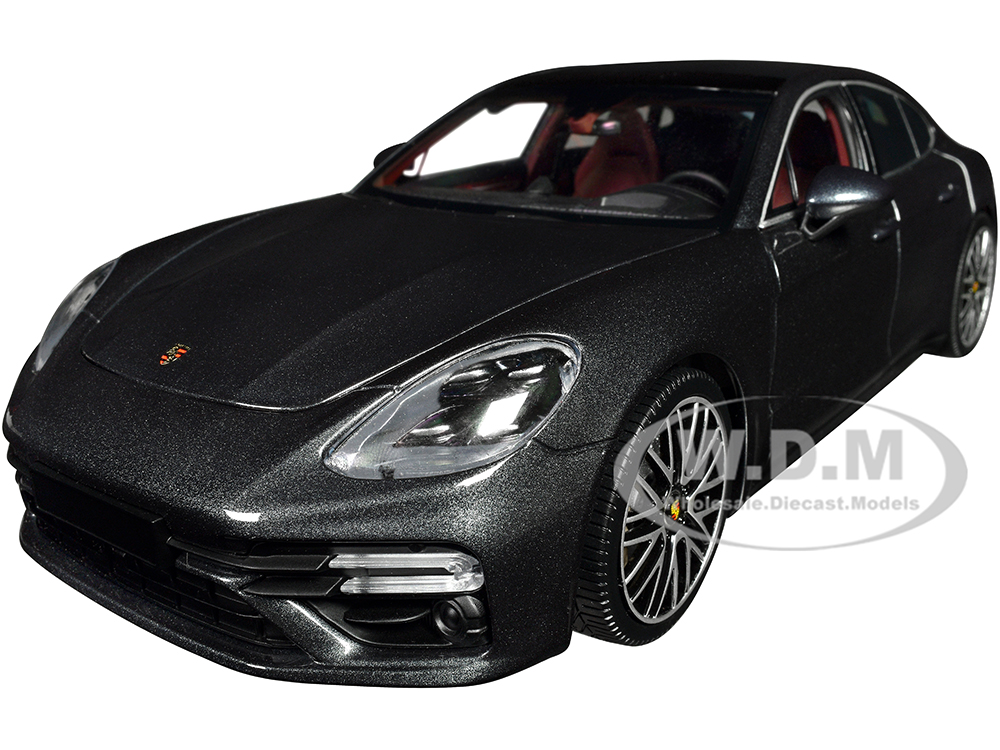 2020 Porsche Panamera Turbo S Gray Metallic CLDC Exclusive Series 1/18 Diecast Model Car by Minichamps