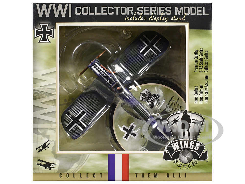 Junkers D.I Fighter Aircraft "Western Front" German Air Service 1/72 Model Airplane by Wings of the Great War