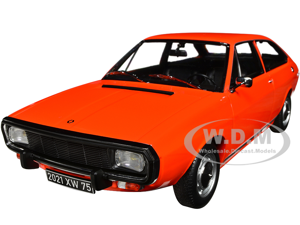 1971 Renault 15TL Orange 1/18 Diecast Model Car by Norev