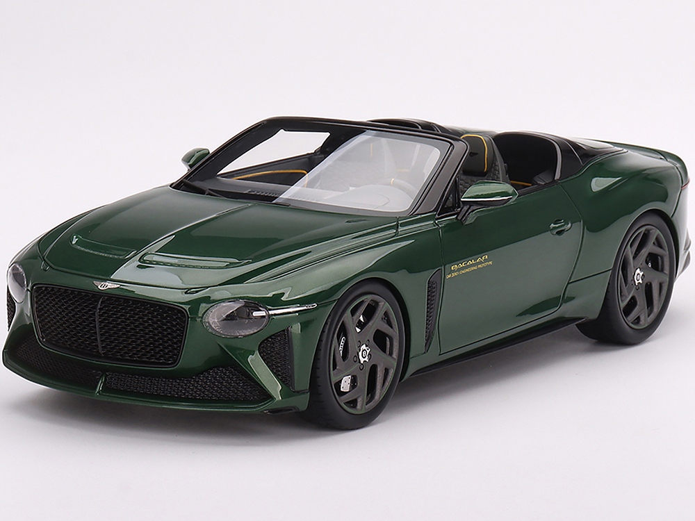 Bentley Mulliner Bacalar Scarab Green Metallic 1/18 Model Car by Top Speed