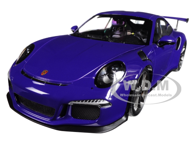 2015 Porsche 911 Gt3 Rs Ultra Violet Limited Edition To 1002 Pieces Worldwide 1/18 Diecast Model Car By Minichamps