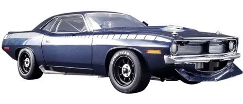 1970 Plymouth Trans Am Cuda Street Version Limited Edition To 510 Pieces Worldwide 1/18 Diecast Model Car By Acme