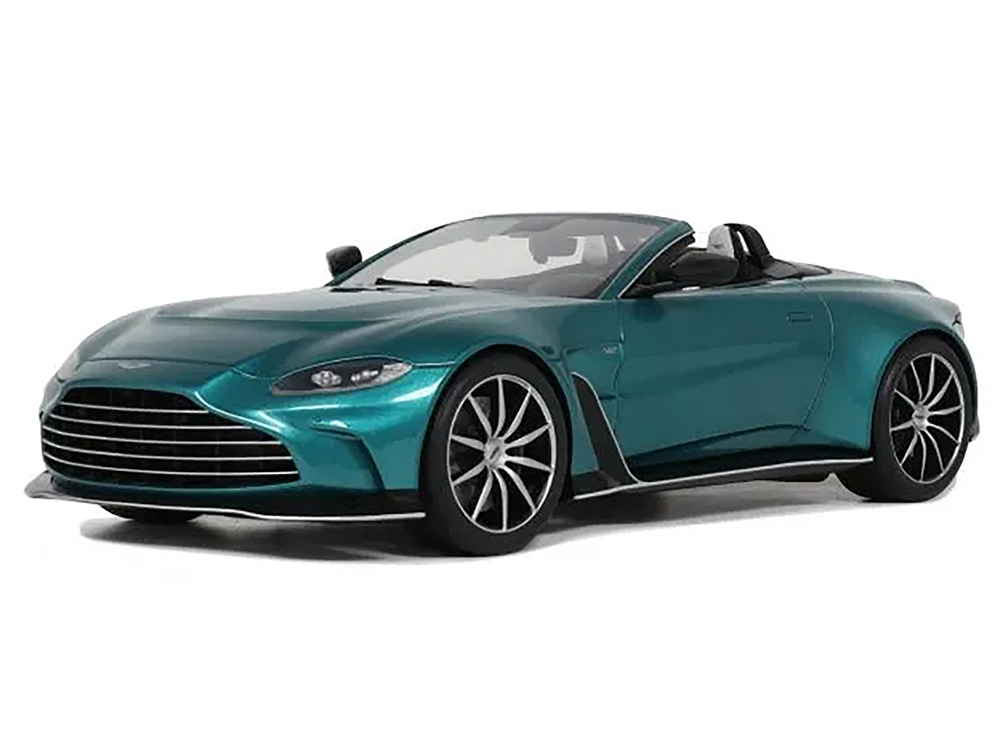 Aston Martin V12 Vantage Roadster Racing Green Metallic 1/18 Model Car by GT Spirit