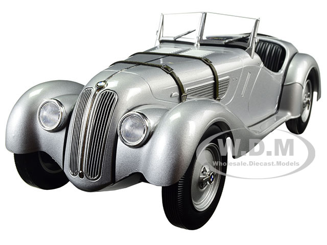 1936 Bmw 328 Silver Limited Edition To 504pcs 1/18 Diecast Model Car By Minichamps