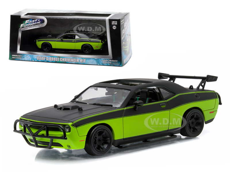Lettys 2014 Dodge Challenger Srt-8 "fast And Furious-fast 7" Movie (2014) 1/43 Diecast Model Car By Greenlight