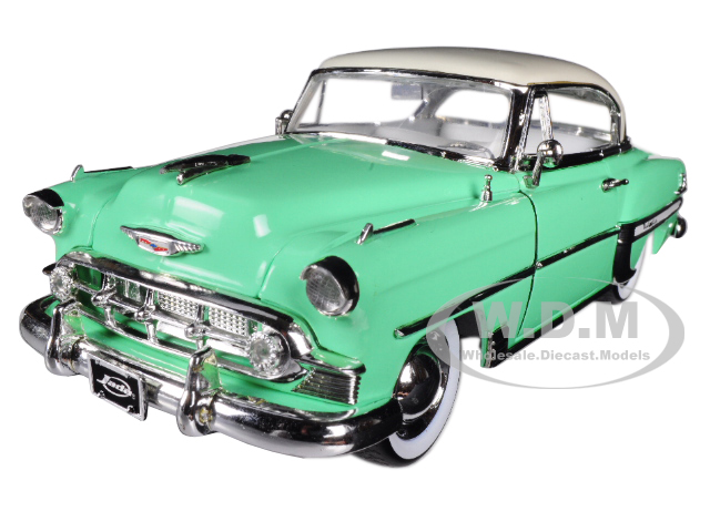 1953 Chevrolet Bel Air Light Green "showroom Floor" 1/24 Diecast Model Car By Jada