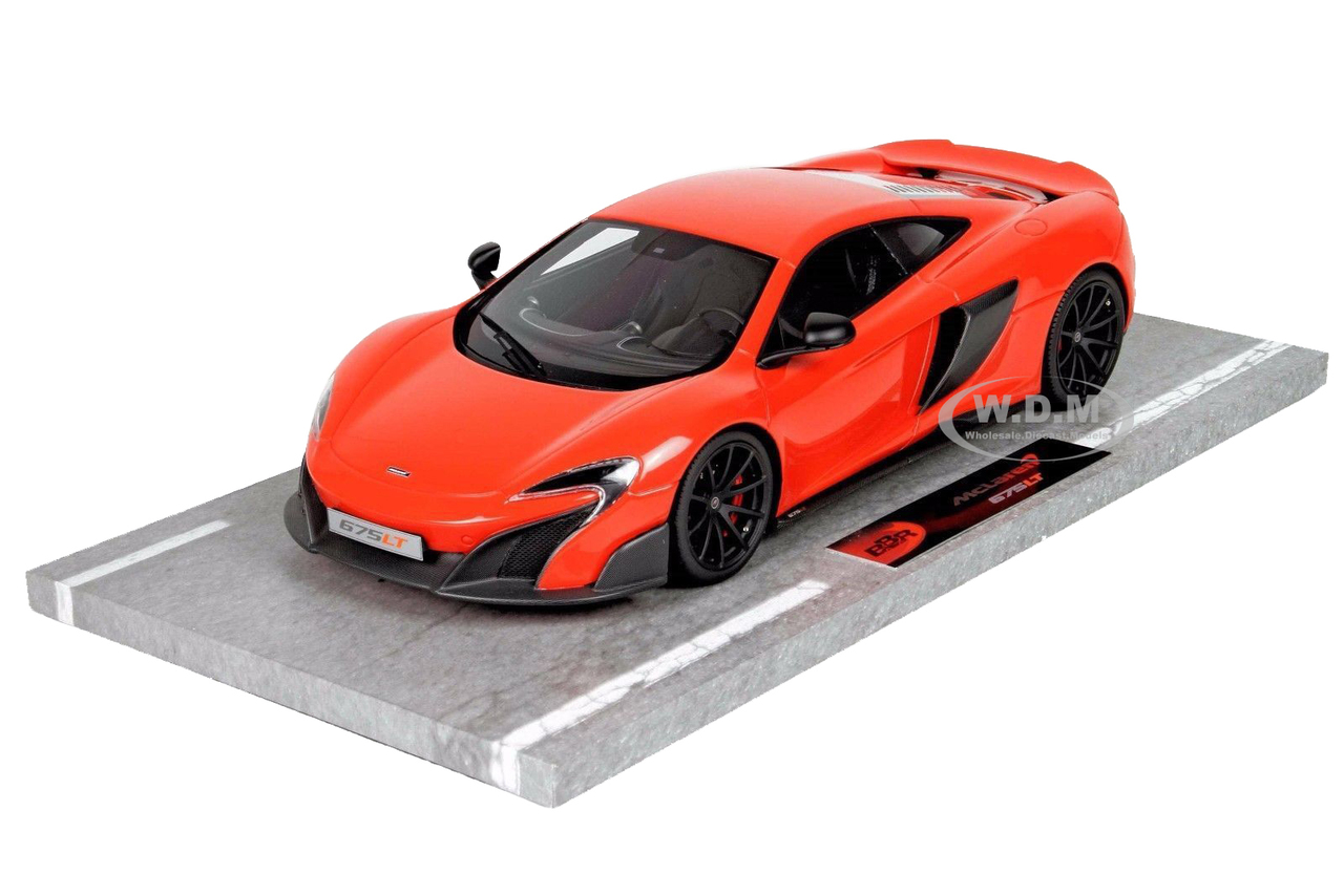 Mclaren 675lt Long Tail Delta Red Numbered Limited Edition To 92 Pieces Worldwide 1/18 Model Car By Bbr