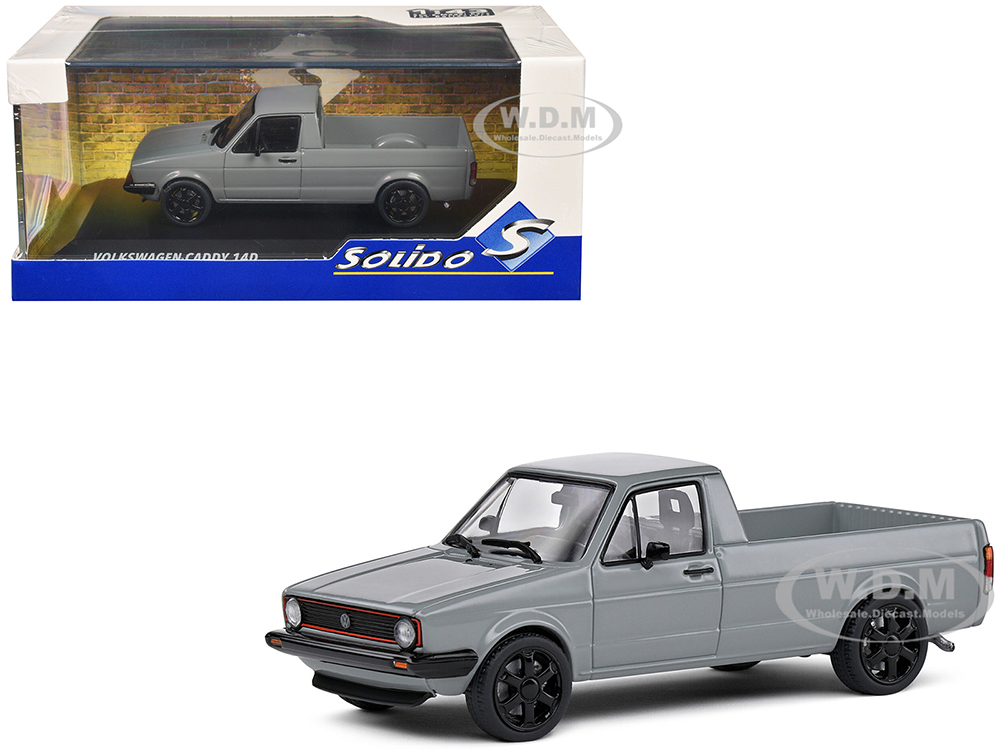 1982 Volkswagen Caddy MKI Pickup Truck Nardo Gray 1/43 Diecast Model Car by Solido