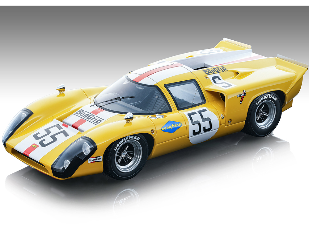 Lola T70 MK3B GT 55 Joakim Jo Bonnier - Herbert Muller "Ecurie Bonnier/Scuderia Filipinetti" "Nurburgring 1000 km" (1969) Limited Edition to 65 piece