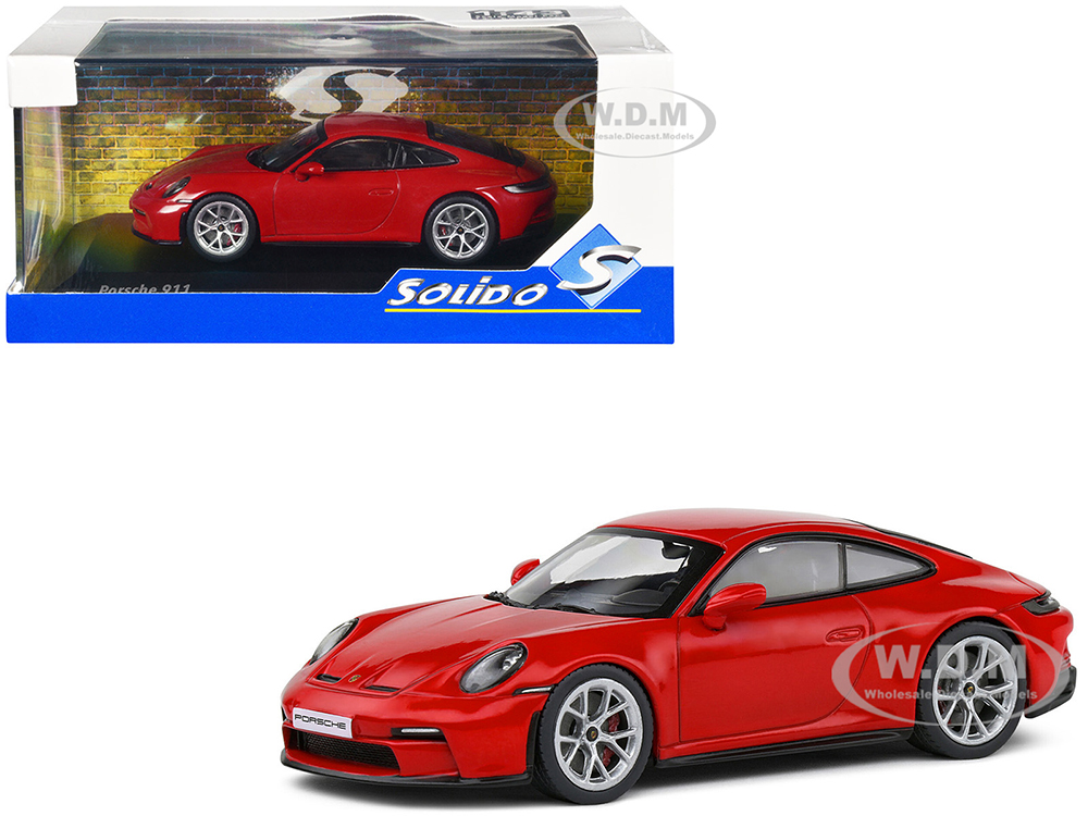 Porsche 911 (992) GT3 Touring Guards Red 1/43 Diecast Model Car by Solido