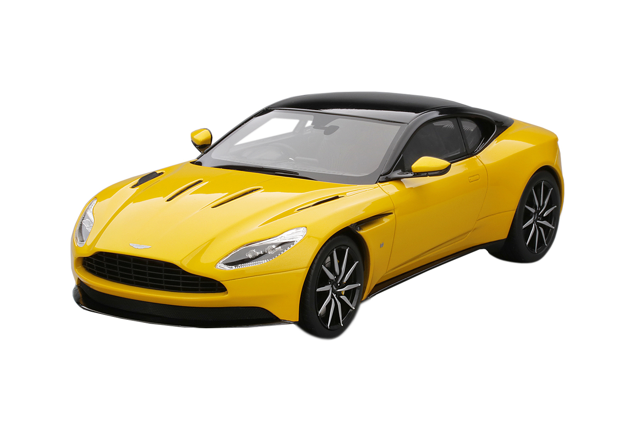 Aston Martin Db11 Sunburst Yellow With Black Top Limited Edition To 999 Pieces Worldwide 1/18 Model Car By Top Speed