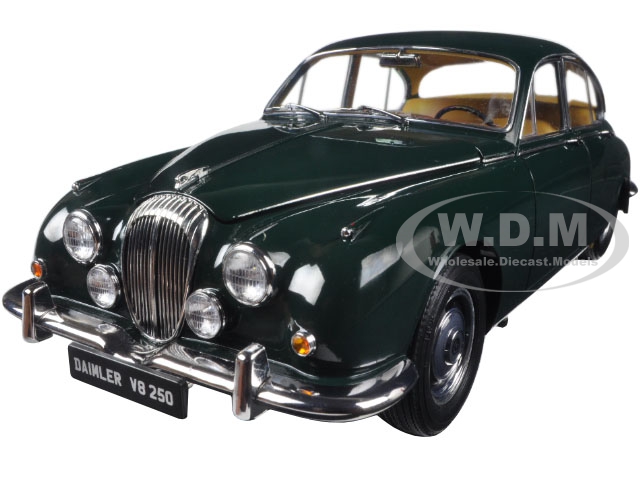 1967 Daimler V8-250 British Racing Green Left Hand Drive 1/18 Diecast Model Car By Paragon