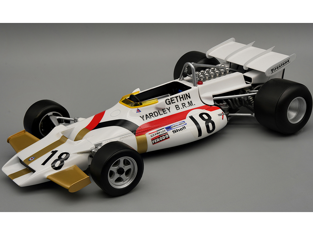 BRM P160 #18 Peter Gethin Winner Formula One F1 Italian GP (1971) Limited Edition to 100 pieces Worldwide Mythos Series 1/18 Model Car by Tecnomodel